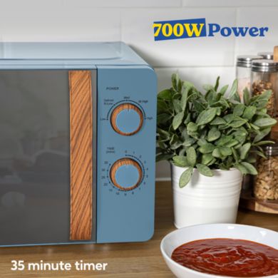 Russell Hobbs RHMM713BL 17L Solo Microwave Blue