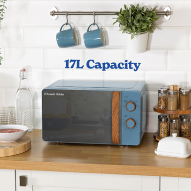 Russell Hobbs RHMM713BL 17L Solo Microwave Blue