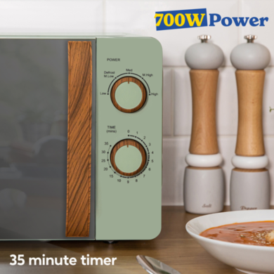Russell Hobbs RHMM713MG 17L Solo Microwave Matte Green