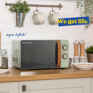 Russell Hobbs RHMM713MG 17L Solo Microwave Matte Green