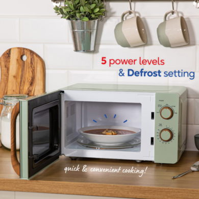 Russell Hobbs RHMM713MG 17L Solo Microwave Matte Green