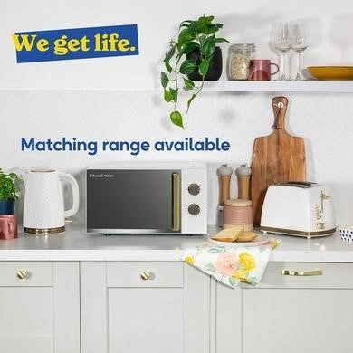 Russell Hobbs Groove RHMM723 17L Solo Microwave White