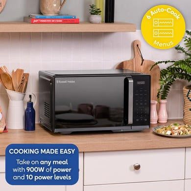 Russell Hobbs RHMT2512B 25L 900W Digital Microwave - Black additional product view