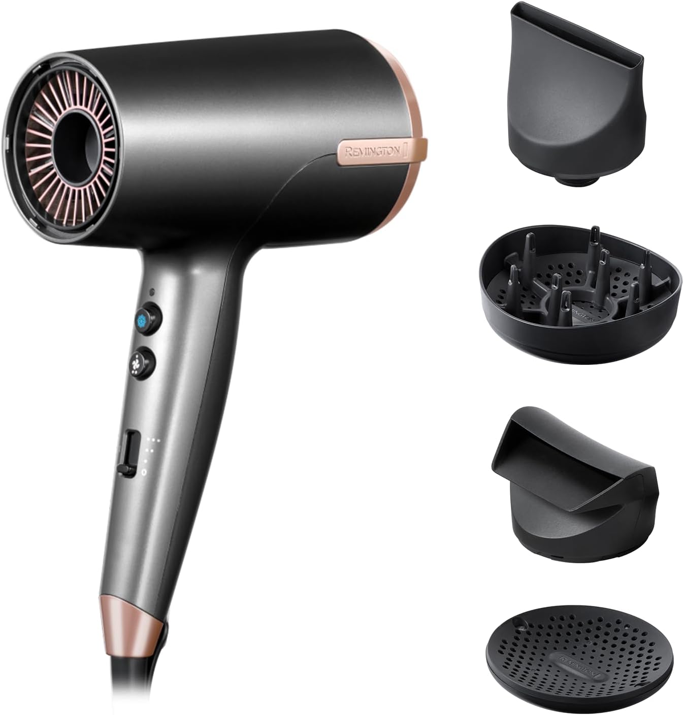 Remington ONE Dry & Style Hair Dryer with Diffuser and Flyaway Attachment D6077