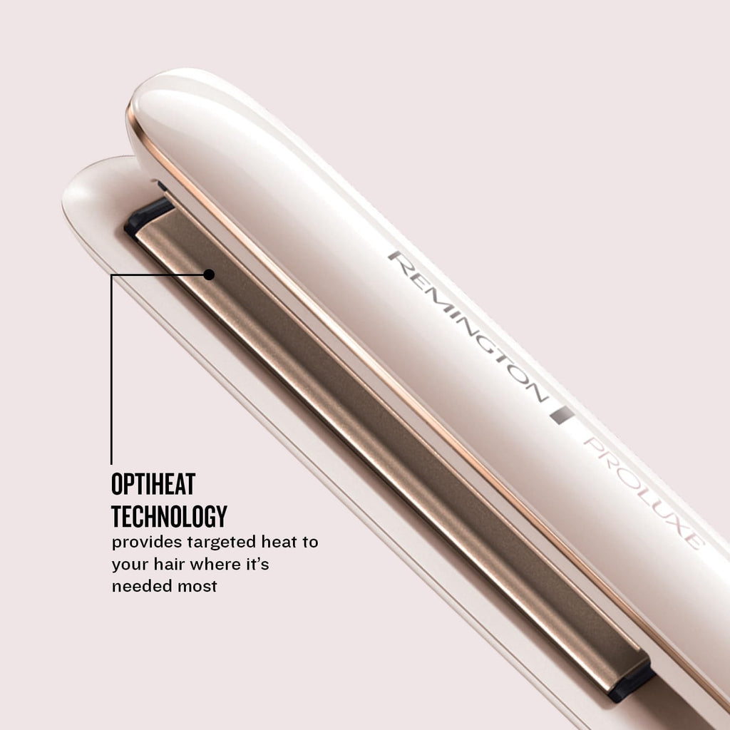 Remington PROluxe S9100 Hair Straightener - White / Rose Gold