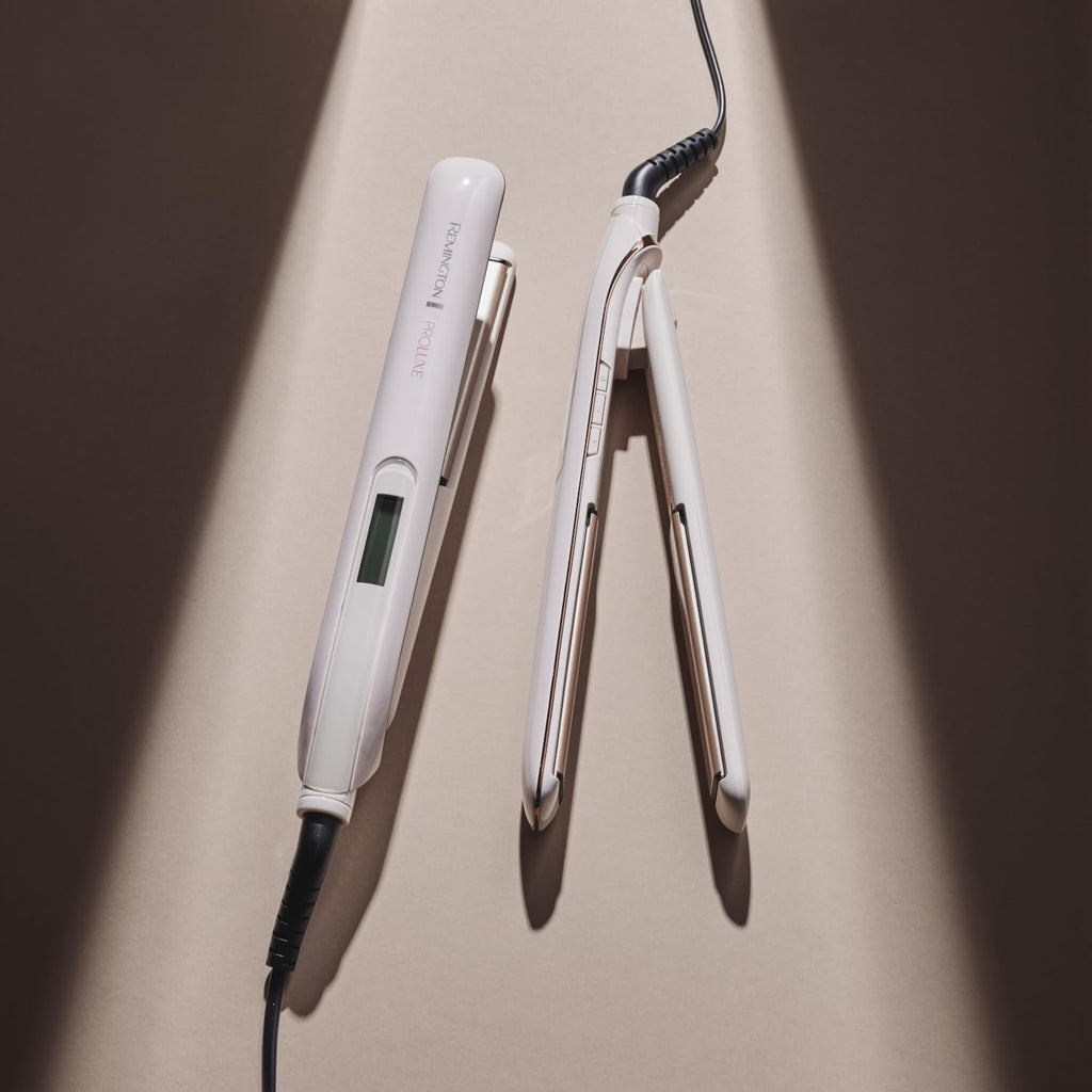 Remington PROluxe S9100 Hair Straightener - White / Rose Gold