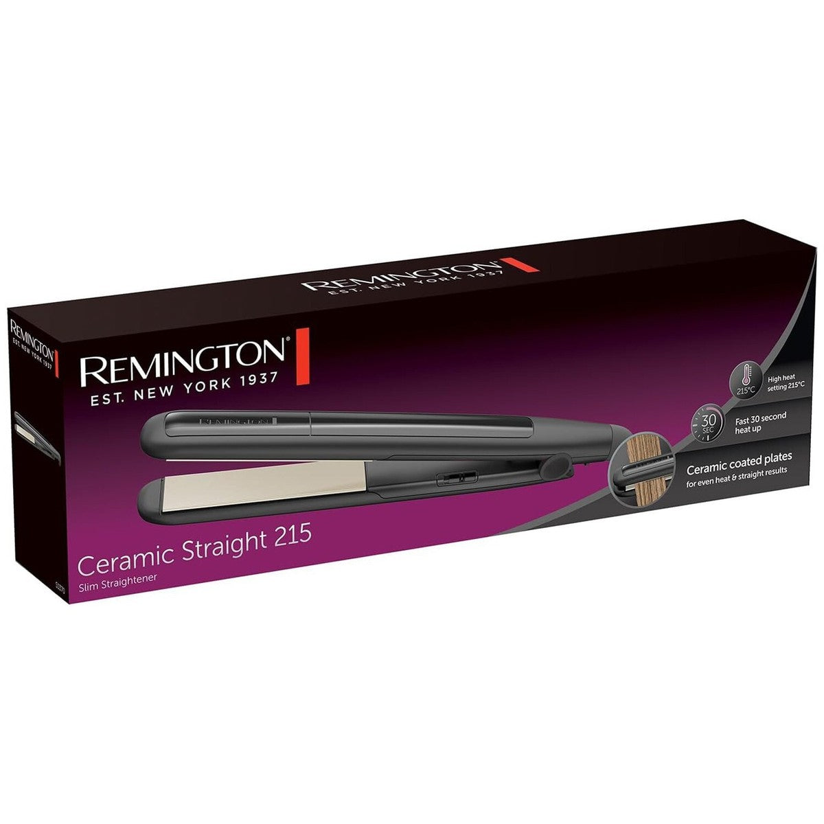 Remington Ceramic 215 Hair Straightener S1370 | Styler UK