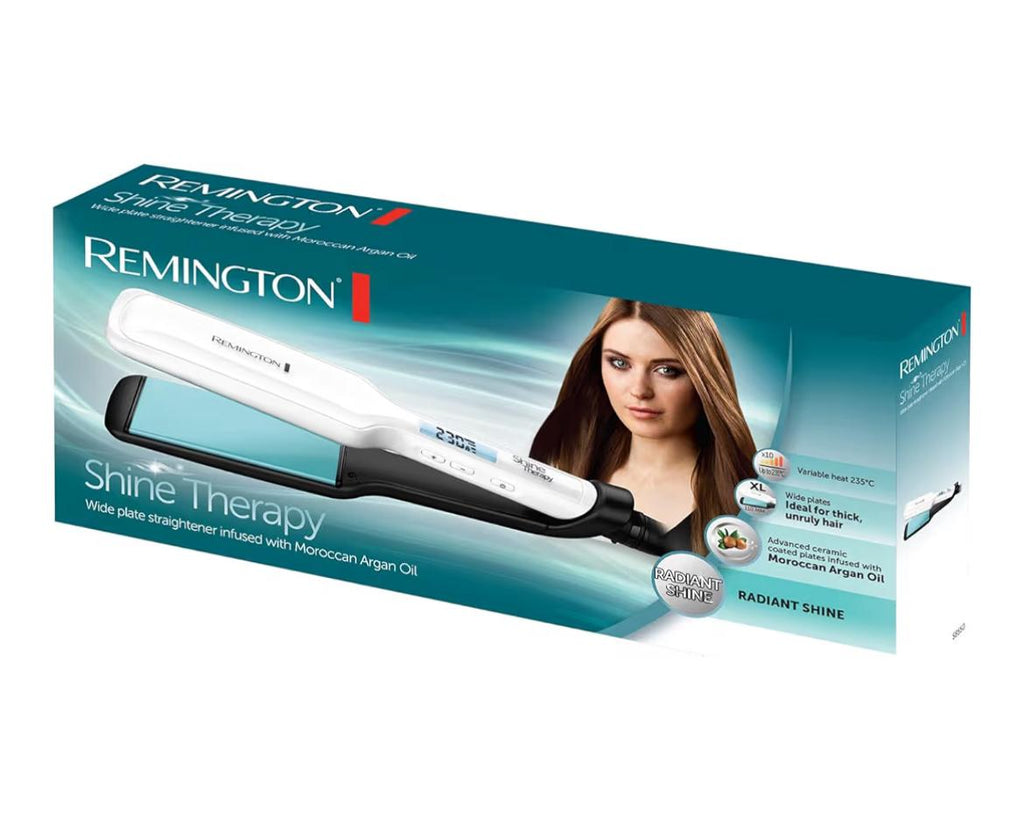 Remington Shine Therapy S8550 Hair Straightener | Ceramic Plates UK