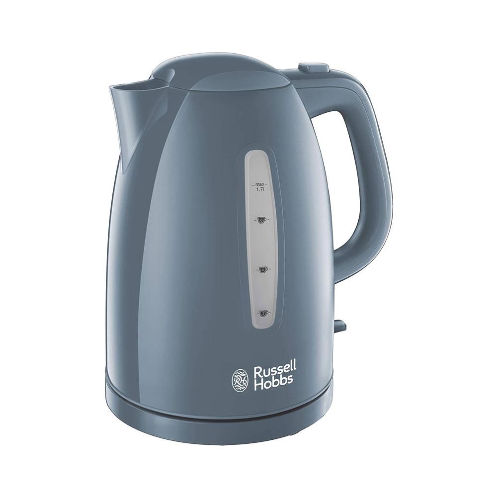 Russell Hobbs Textures Grey Kettle 1.7L | Plastic Kettle UK