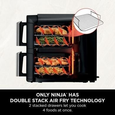 Ninja Double Stack SL300UK 7.6L Dual Air Fryer - Grey