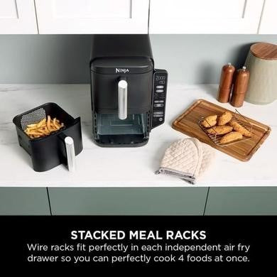 Ninja Double Stack SL300UK 7.6L Dual Air Fryer - Grey