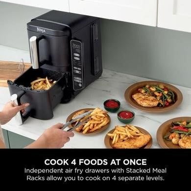 Ninja Double Stack SL300UK 7.6L Dual Air Fryer - Grey