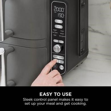 Ninja Double Stack XL SL400UK 9.5L Dual Air Fryer - Grey