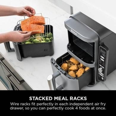 Ninja Double Stack XL SL400UK 9.5L Dual Air Fryer - Grey