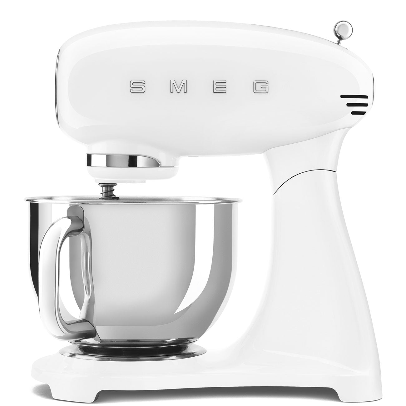 Smeg White 10 Speed Stand Mixer 50's Style SMF03WHUK
