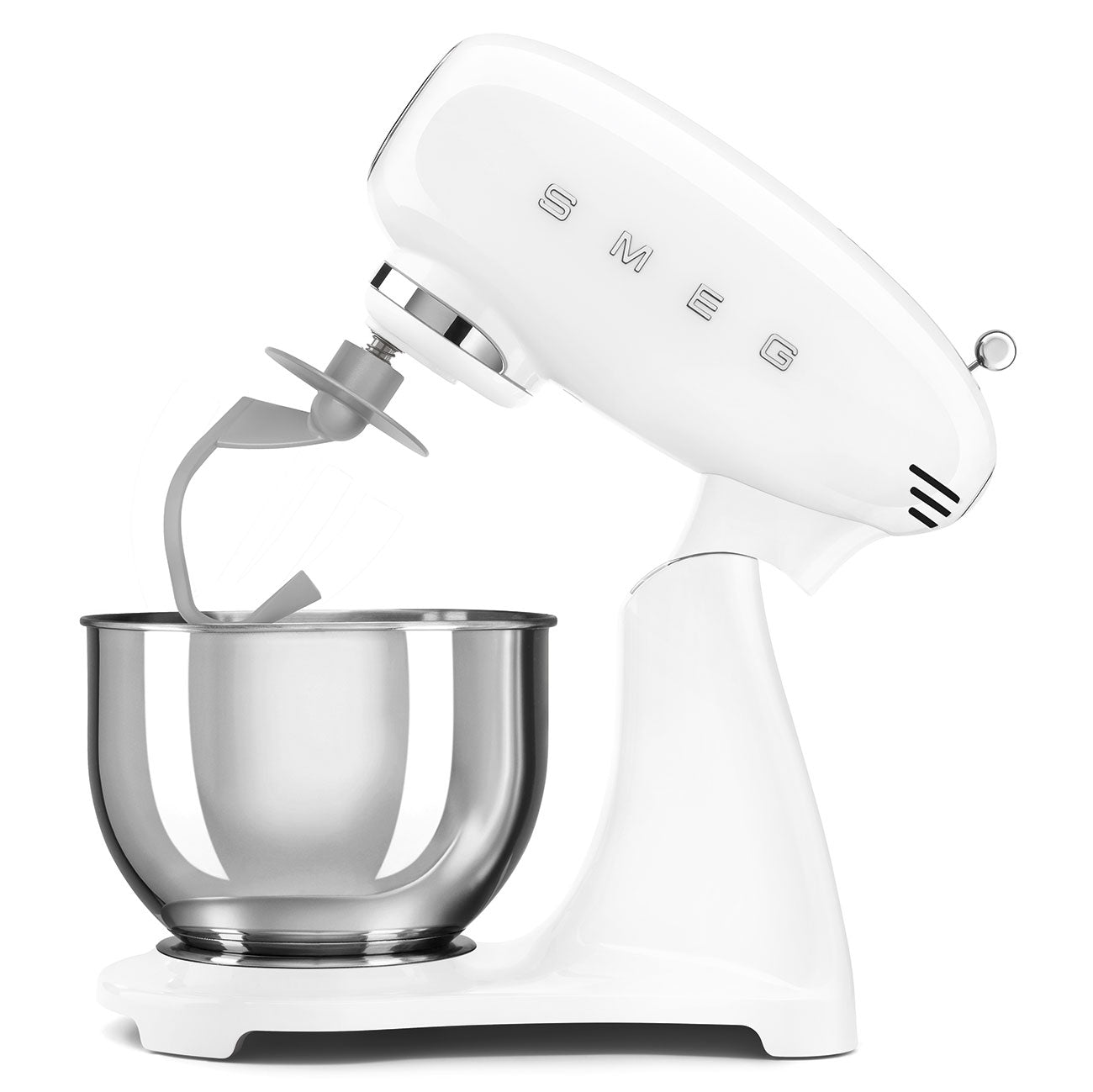 Smeg White 10 Speed Stand Mixer 50's Style SMF03WHUK