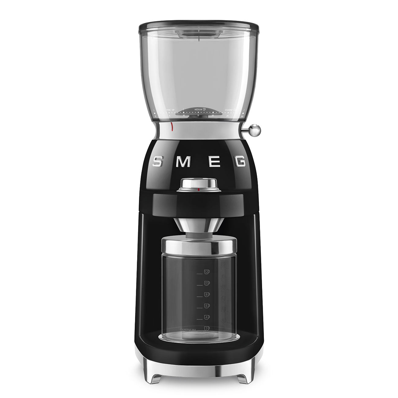 Smeg Black Coffee Grinder CGF11BLUK | 50's Retro Grinder UK