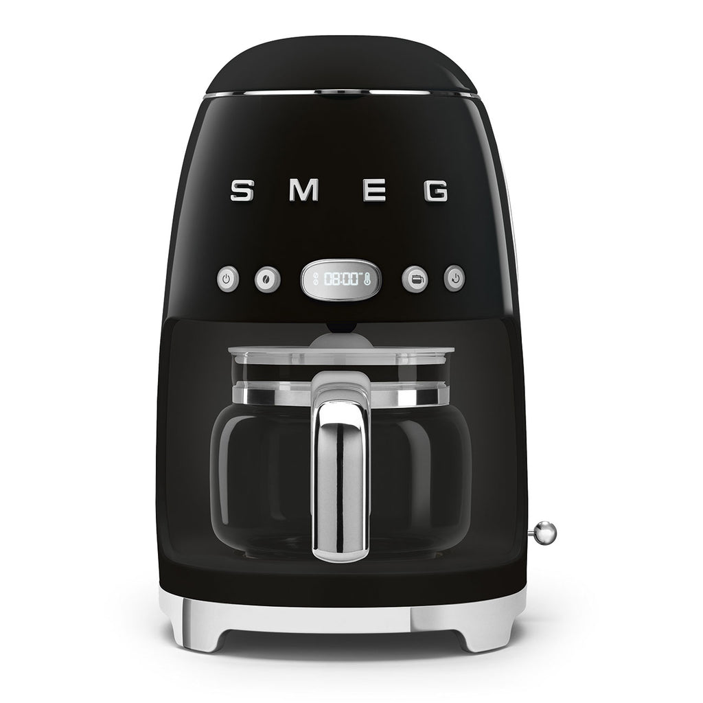 Smeg Black Filter Coffee Machine DCF02BLUK | 50's Retro UK