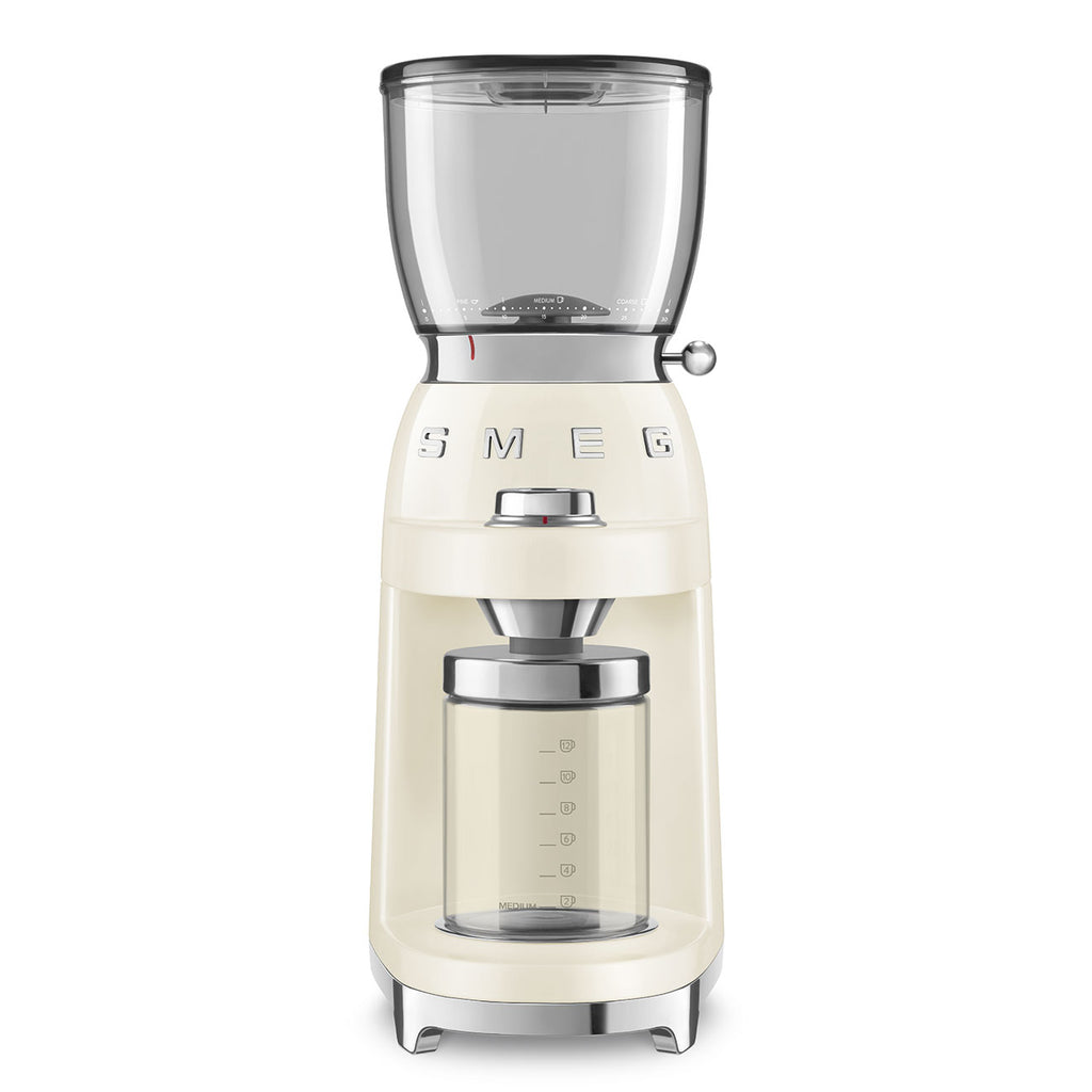 Smeg Cream Coffee Grinder CGF11CRUK | 50's Retro Grinder UK