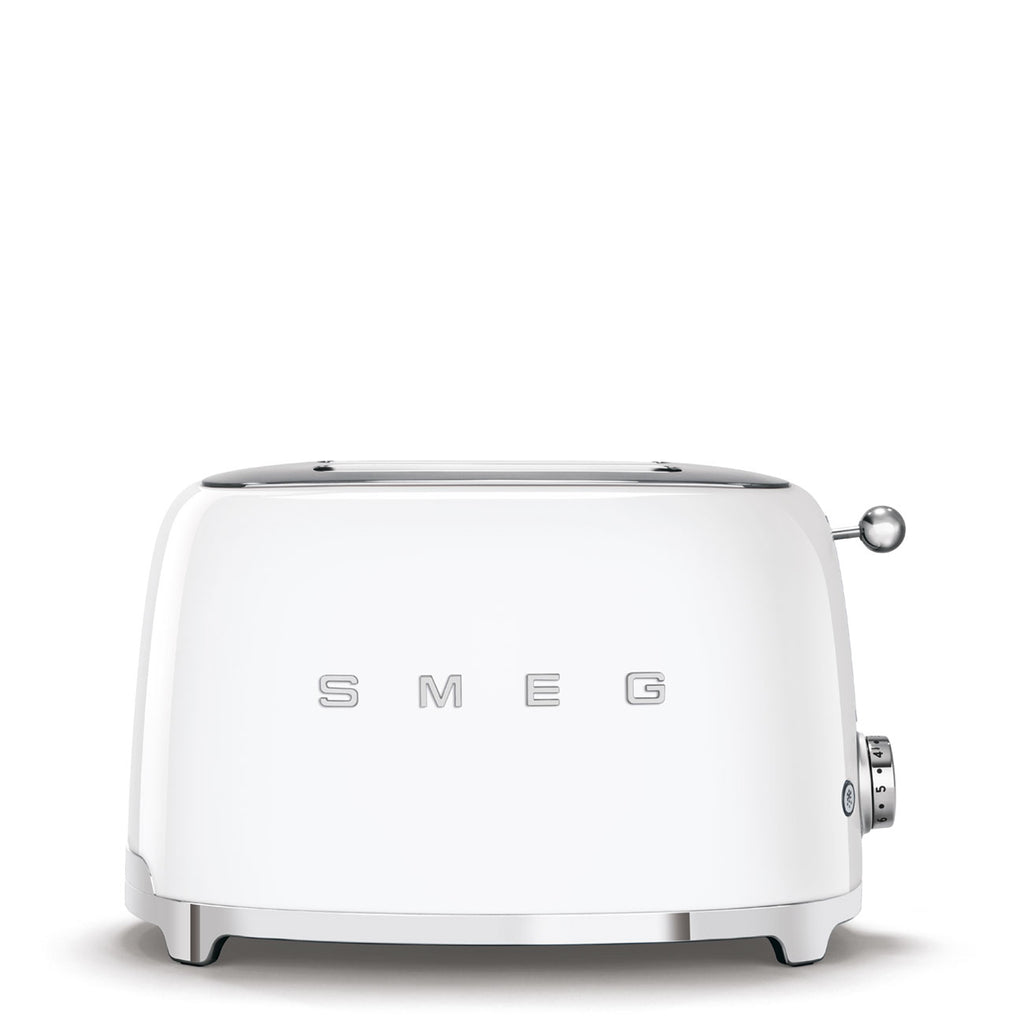 Smeg White Toaster TSF01WHUK | 2 Slice Retro Toaster UK