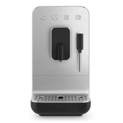 Smeg BCC12BLMUK Bean to Cup Coffee Machine with Milk Frother – Matte Black