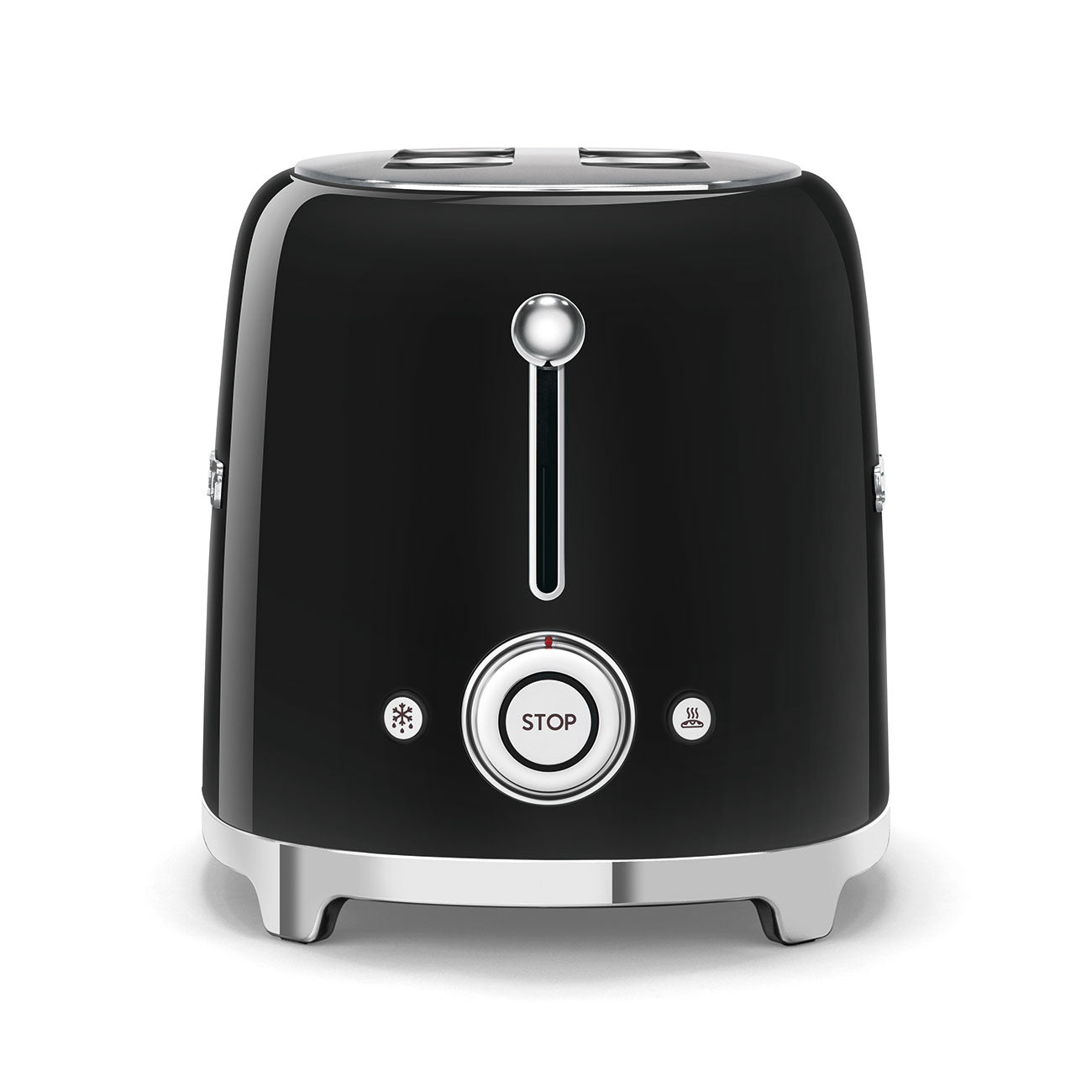 Smeg Gloss Black Toaster 2Slice 50's Style TSF01BLUK