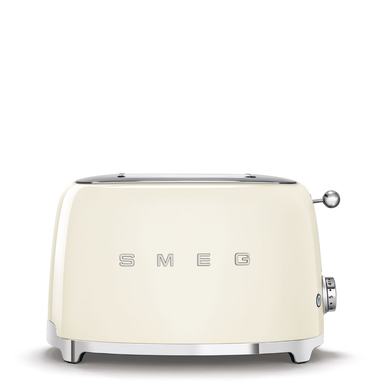 Smeg Gloss Cream Toaster 2Slice 50's Style  TSF01CRUK