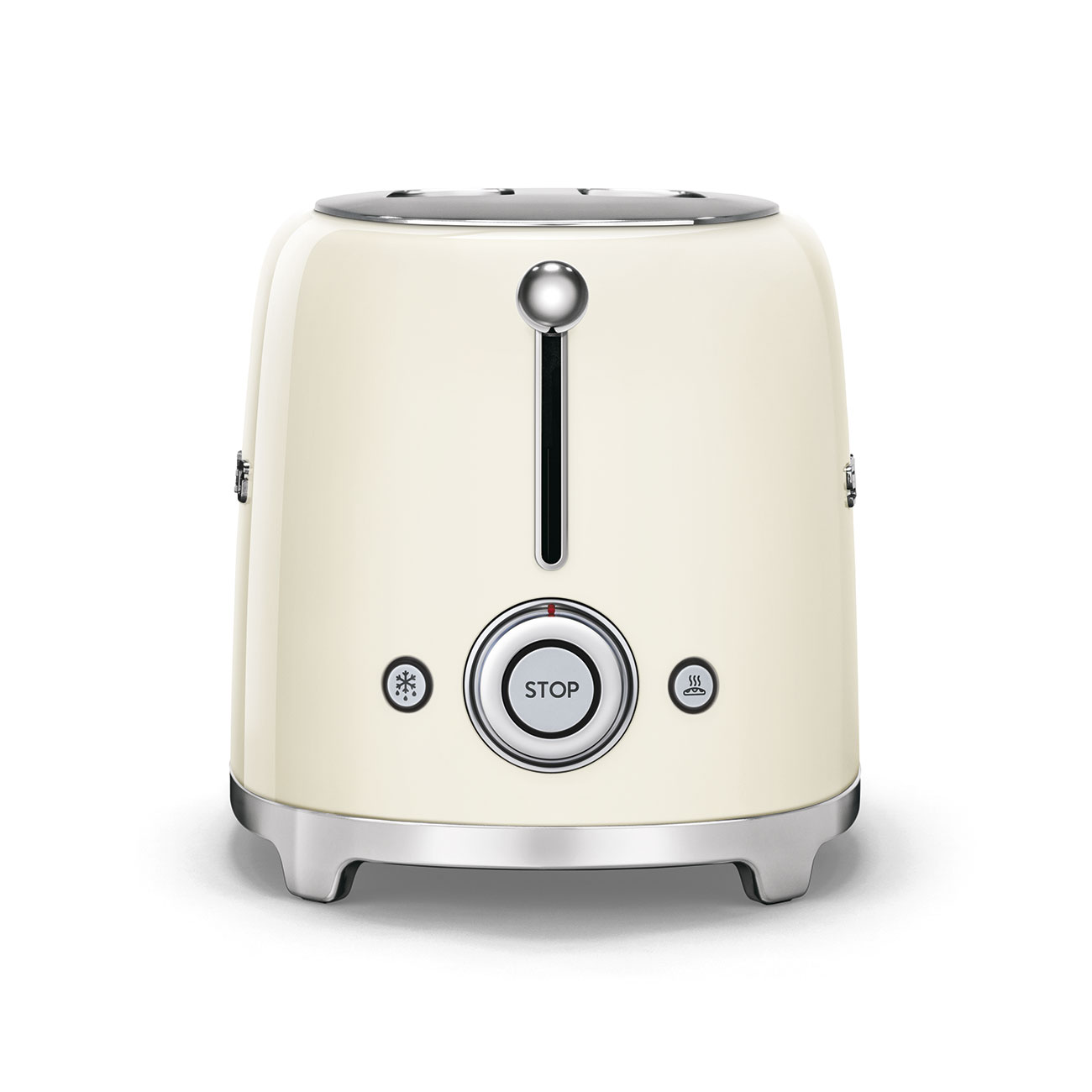 Smeg Gloss Cream Toaster 2Slice 50's Style  TSF01CRUK