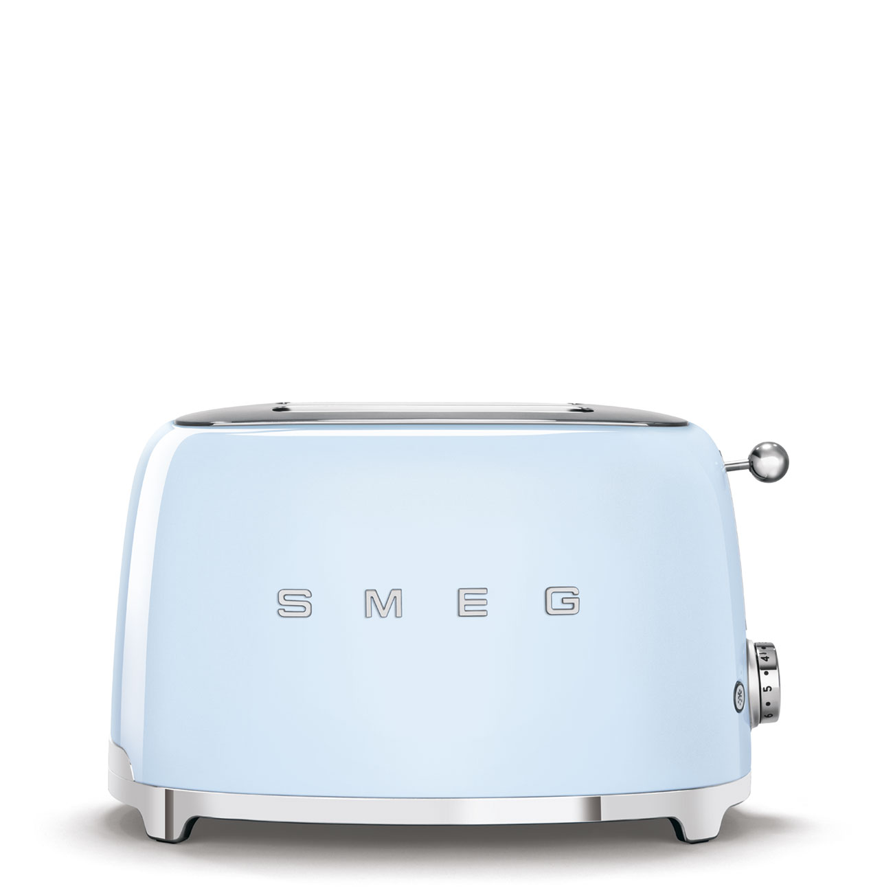 Smeg Gloss Pastel Blue Toaster 2slice 50's Style  TSF01PBUK