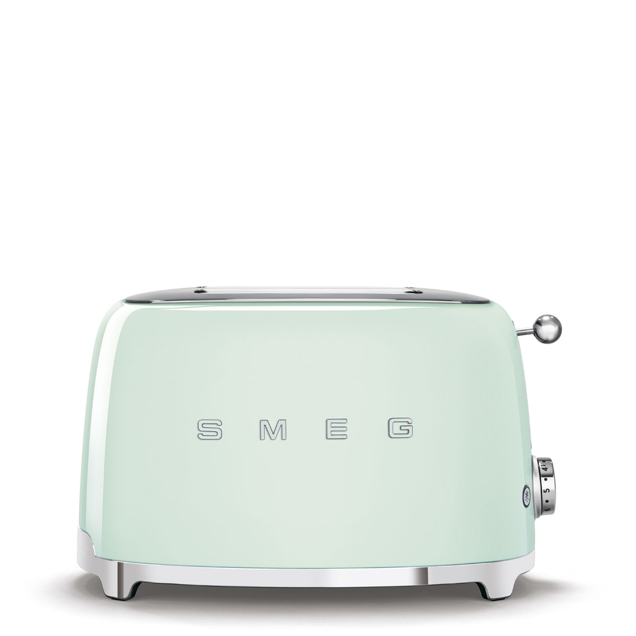 Smeg Gloss Pastel Green Toaster 2silce 50's Style TSF01PGUK