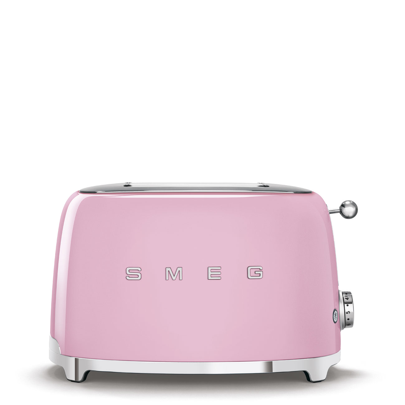 Smeg Gloss Pink Toaster 2slice 50's Style TSF01PKUK
