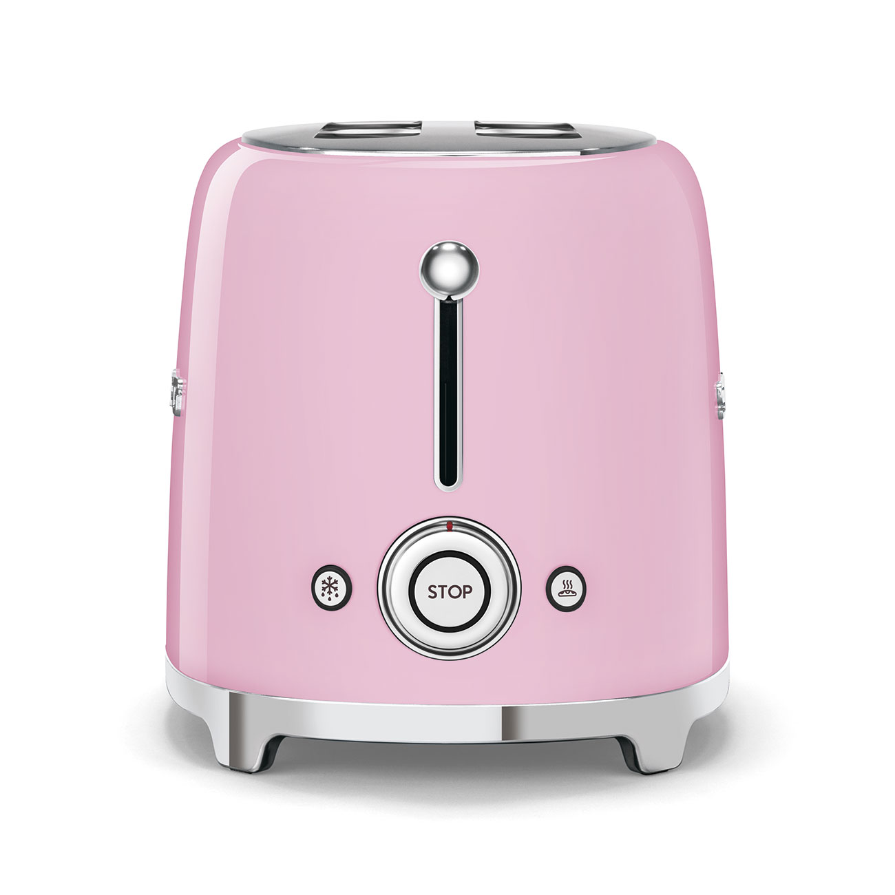 Smeg Gloss Pink Toaster 2slice 50's Style TSF01PKUK