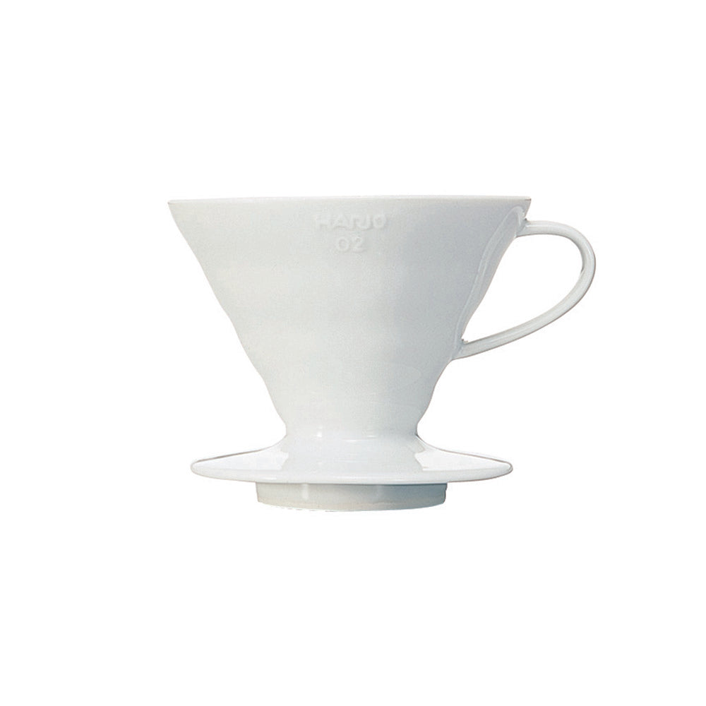 Hario V60 Ceramic Coffee Dripper White Size 02