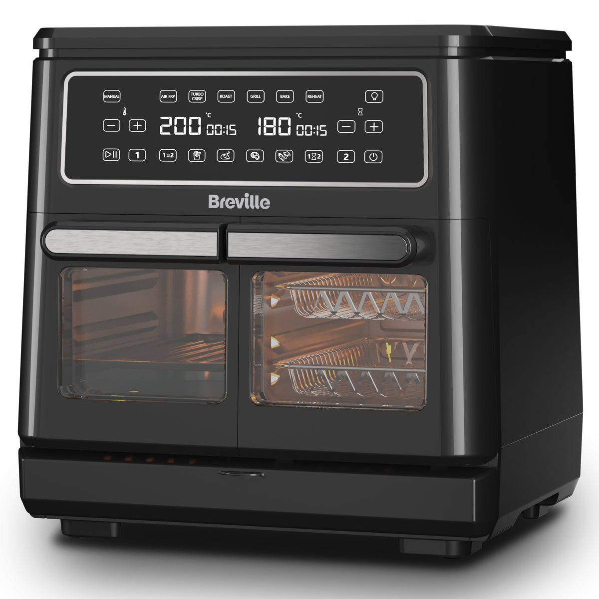 Breville Halo Flexi VDF130 11L Dual Air Fryer - Black