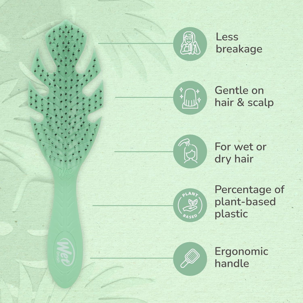 Wet Brush Go Green Detangler - Green Hairbrush