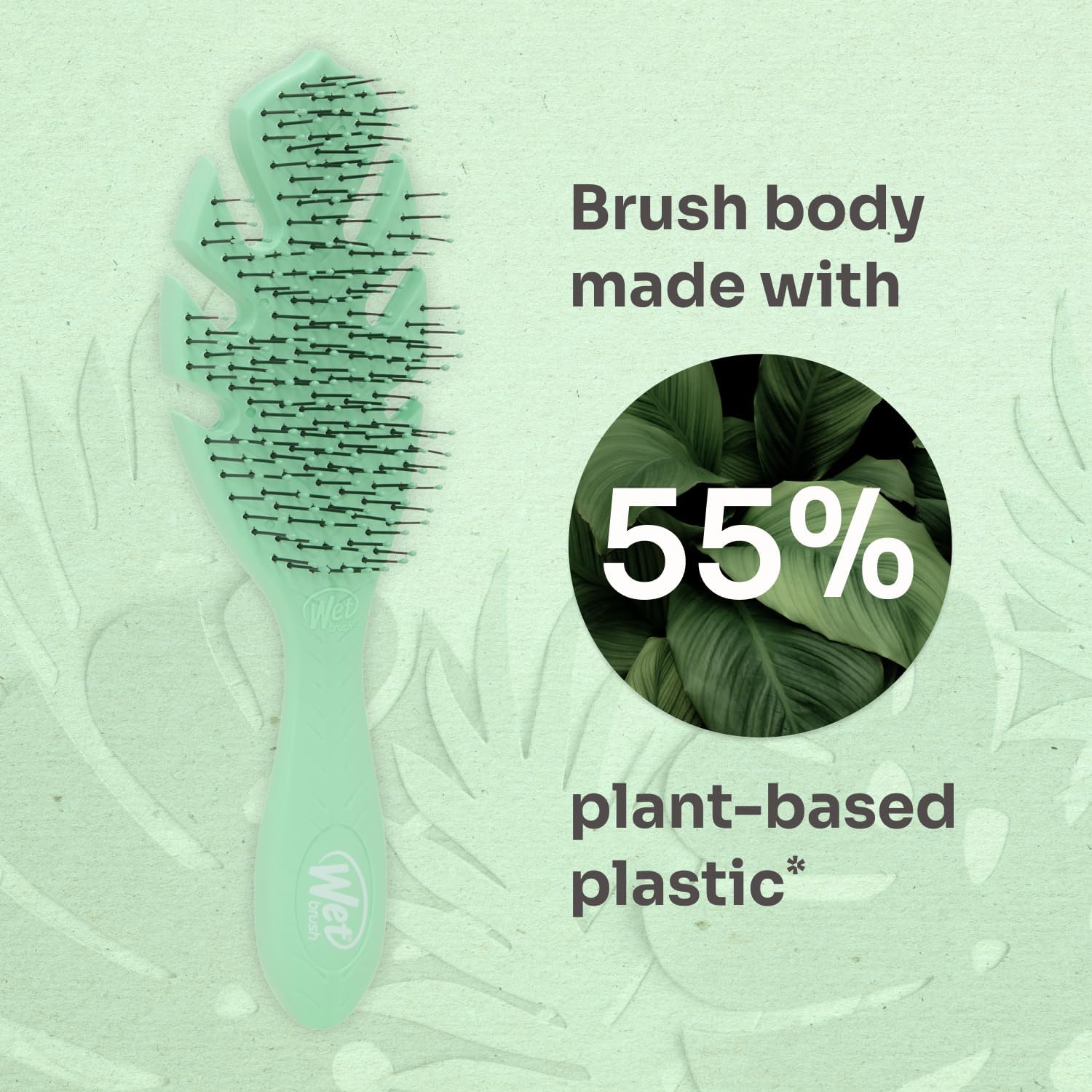Wet Brush Go Green Detangler - Green Hairbrush