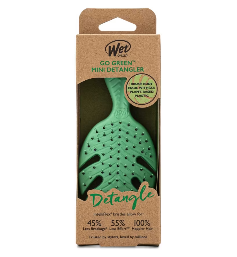 Wet Brush Go Green Mini Detangler - Green Hairbrush