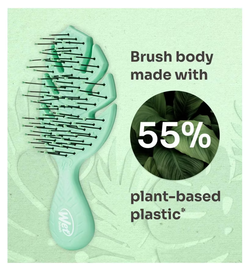 Wet Brush Go Green Mini Detangler - Green Hairbrush