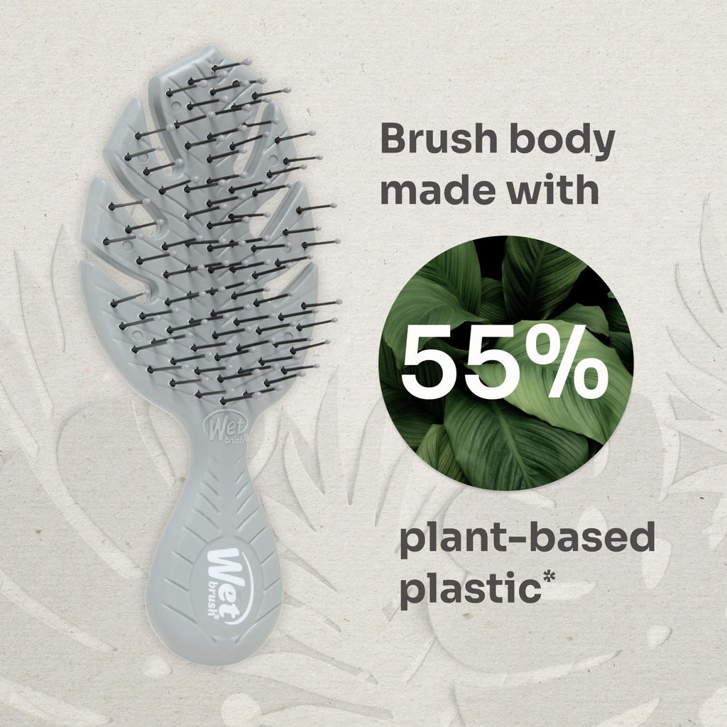 Wet Brush Go Green Mini Detangler - Grey Hairbrush
