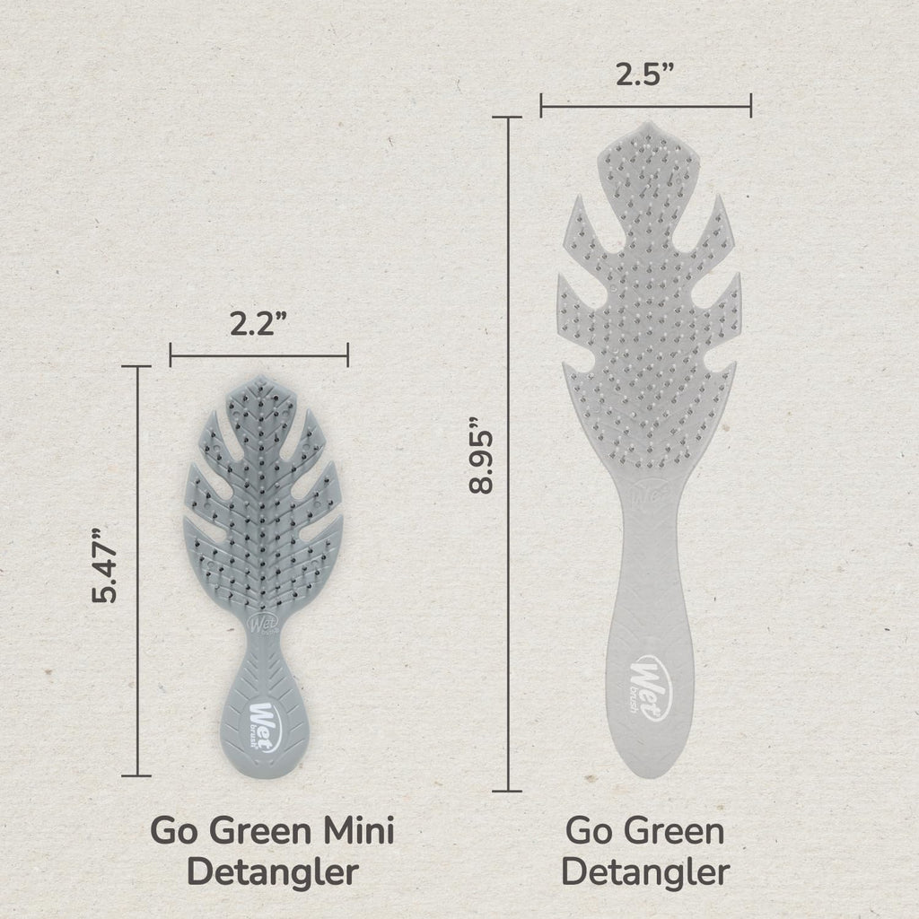 Wet Brush Go Green Mini Detangler - Grey Hairbrush