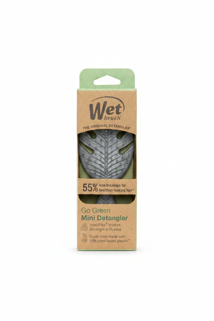 Wet Brush Go Green Mini Detangler - Grey Hairbrush