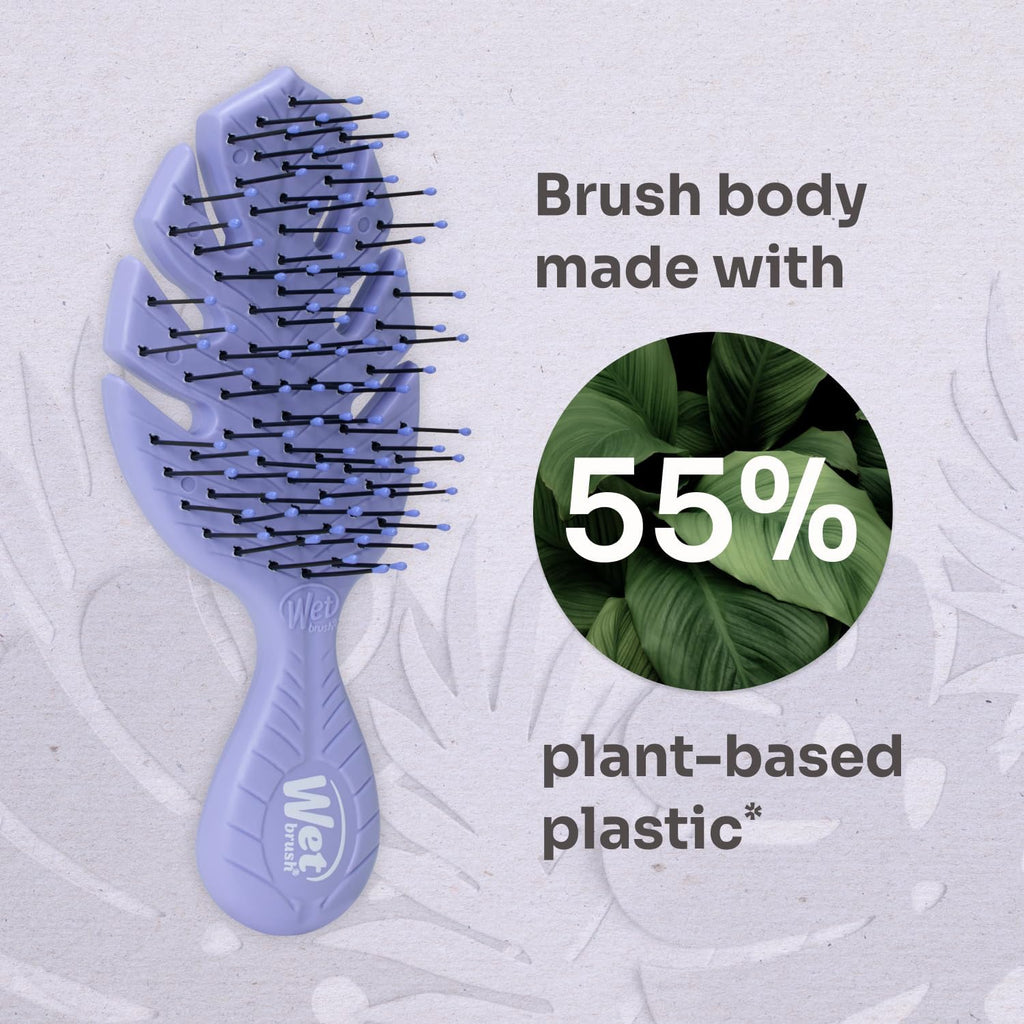 Wet Brush Go Green Mini Detangler - Purple Hairbrush