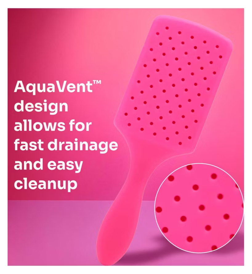 Wet Brush Paddle Detangler- Black Hairbrush