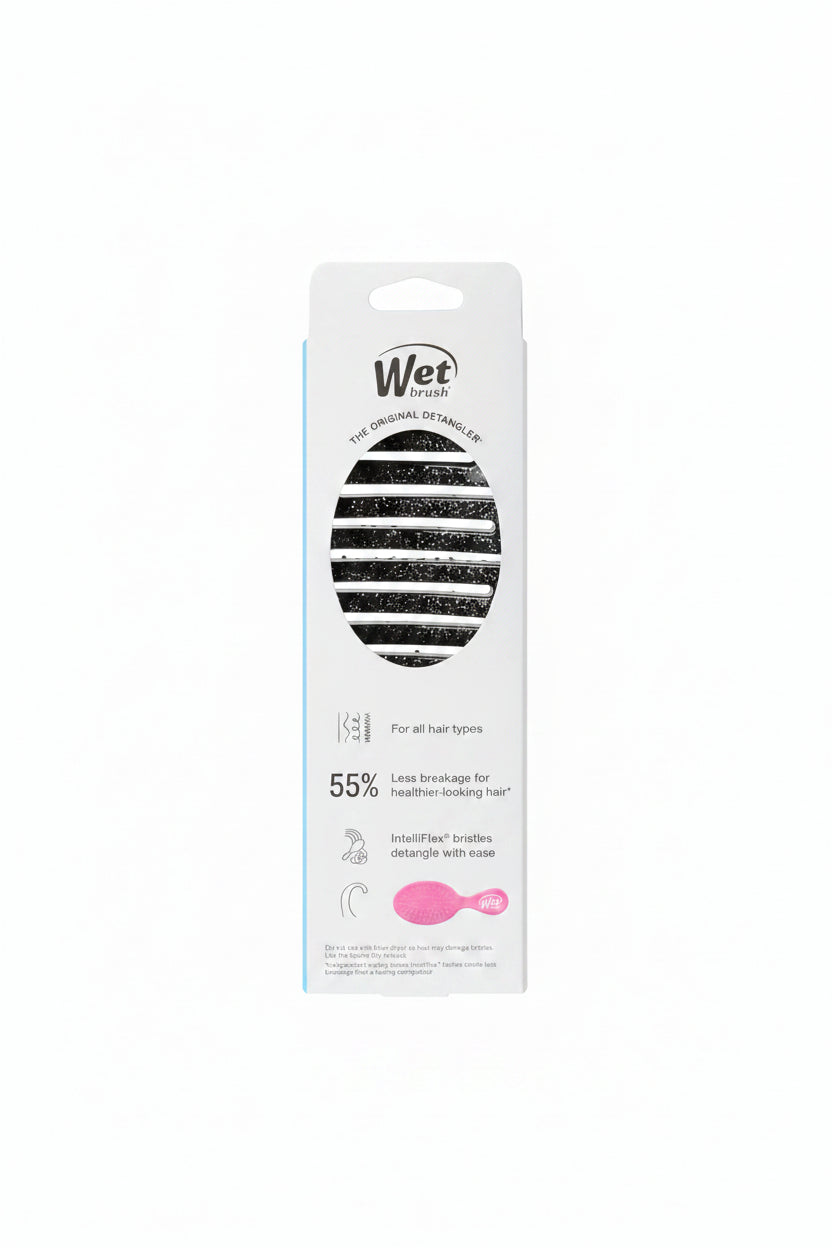 Wet Brush Shower Detangler - Black Glitter