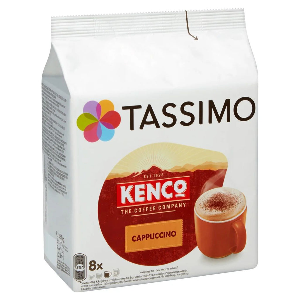 Tassimo Kenco Cappuccino Coffee Pods x8 | Elagili