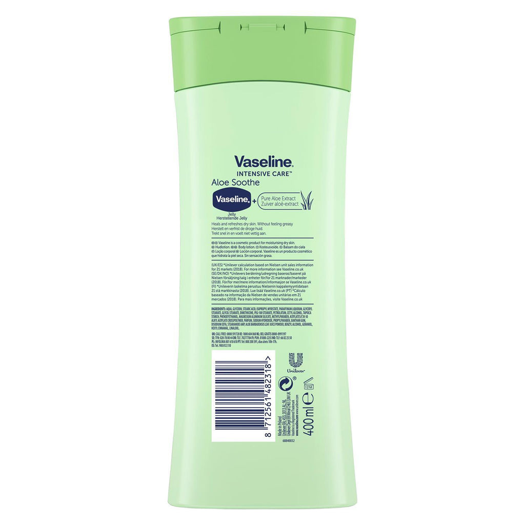 Vaseline Intensive Care Body Lotion Aloe Soothe 400ml