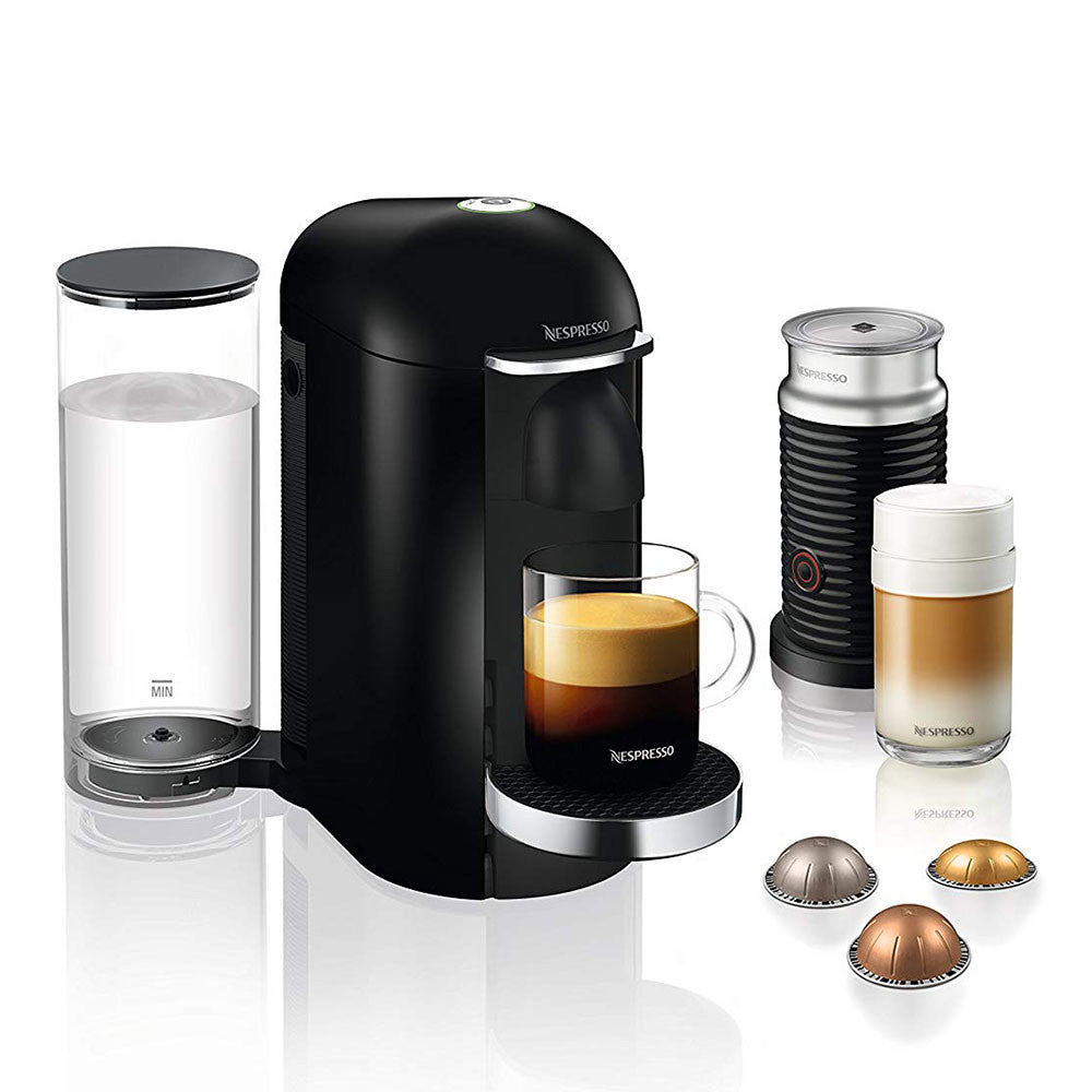 Nespresso Vertuo Plus XN902840 Coffee Pod Machine + Aeroccino Milk Frother