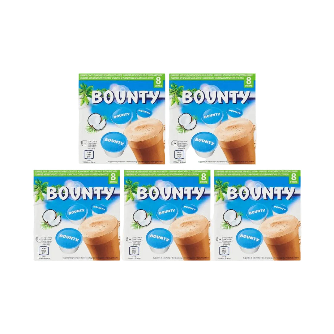 Bounty Hot Chocolate Capsules Dolce Gusto Compatible 5 Packs | UK