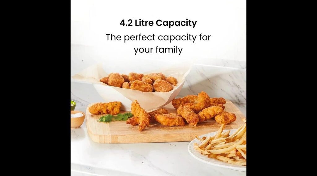 Hamilton Beach SimpliFry HB4001 4.2L Manual Air Fryer - Black