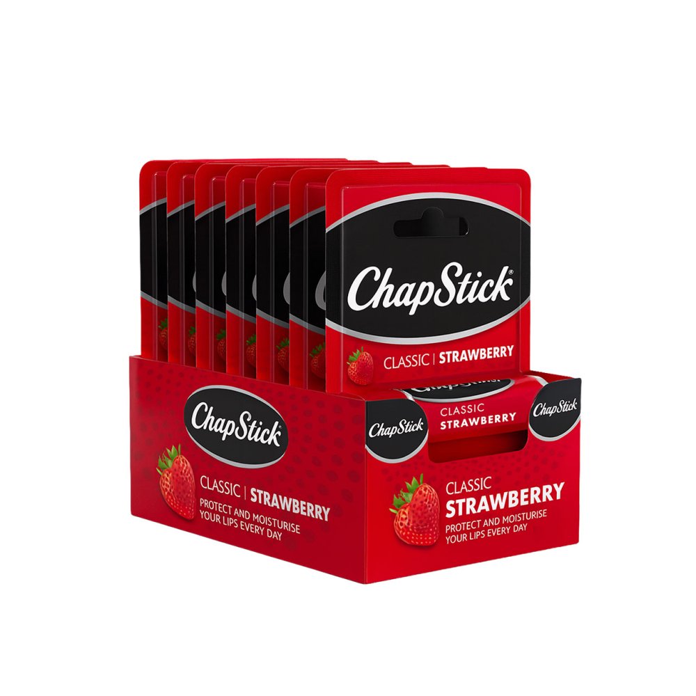 ChapStick Lip Balm Strawberry Box of 12 | UK
